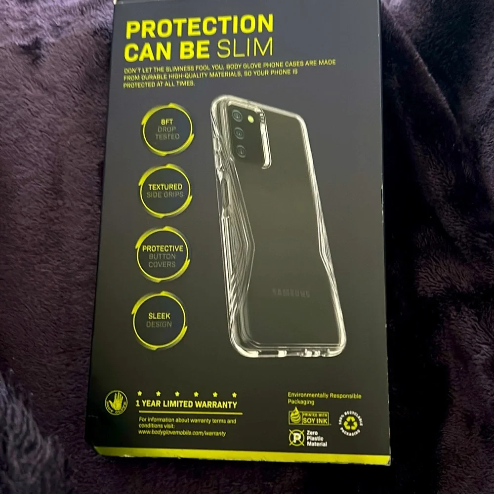 Body Glove Cell Phone Case Clear Green NEW Fits Samsung Galaxy A03 Durable